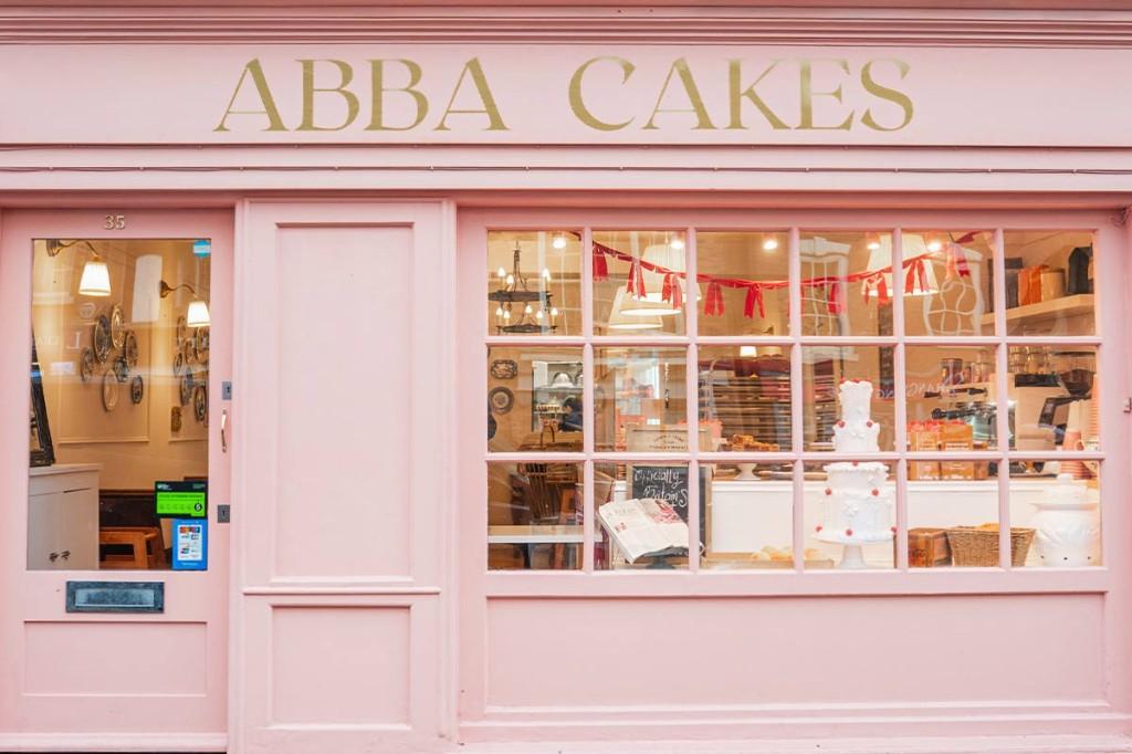 Abba Cakes shopfront on Lower Bridge Street, Chester