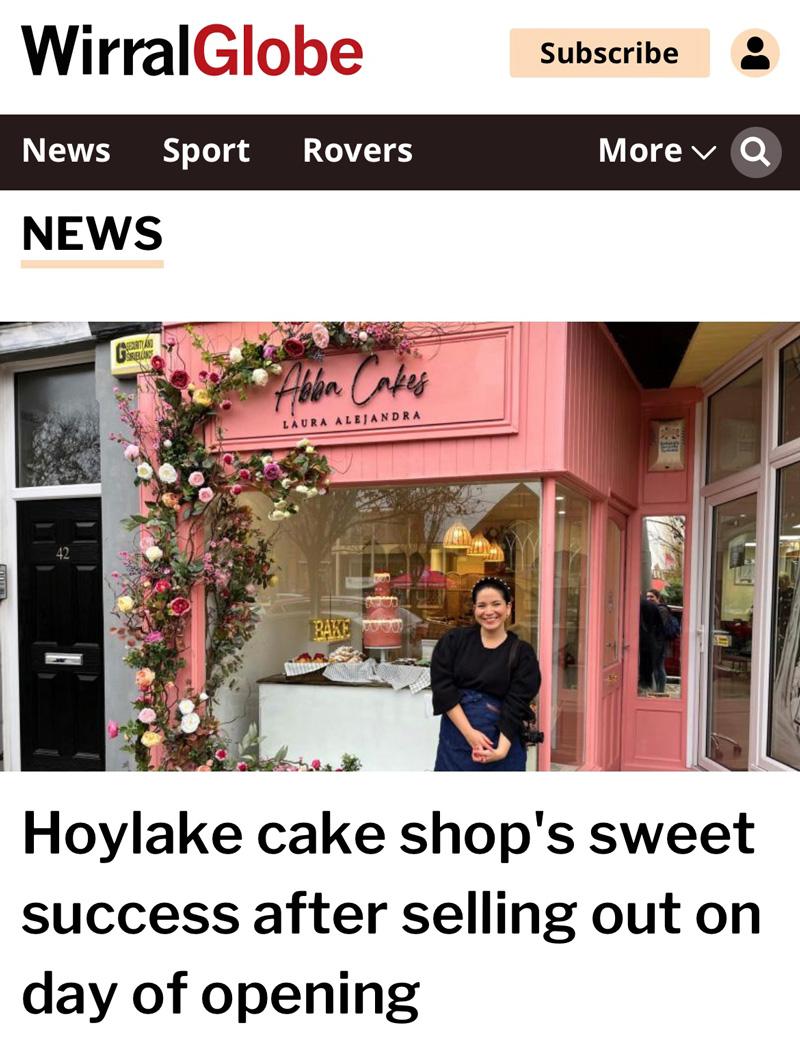 Abba Cakes In Local Newspaper