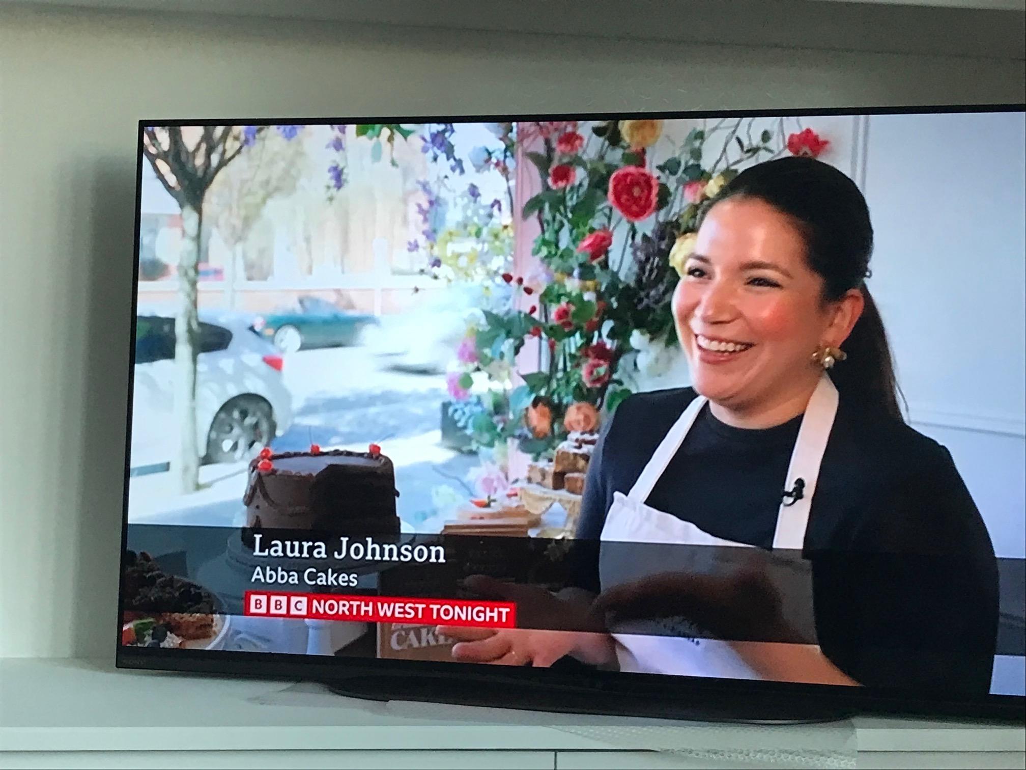 Abba Cakes on BBC News North West