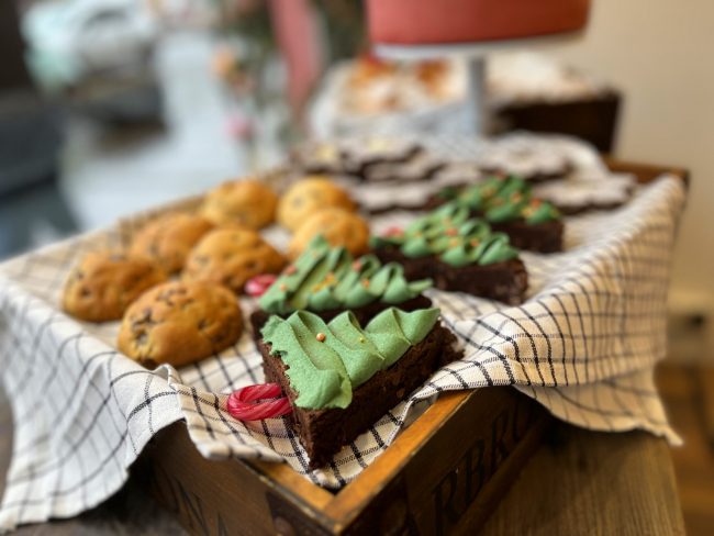 Christmas Tree Brownies