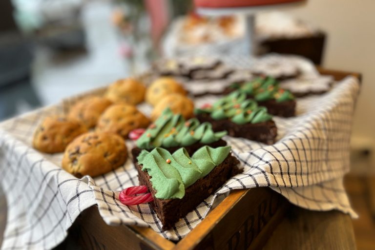 Christmas Tree Brownies