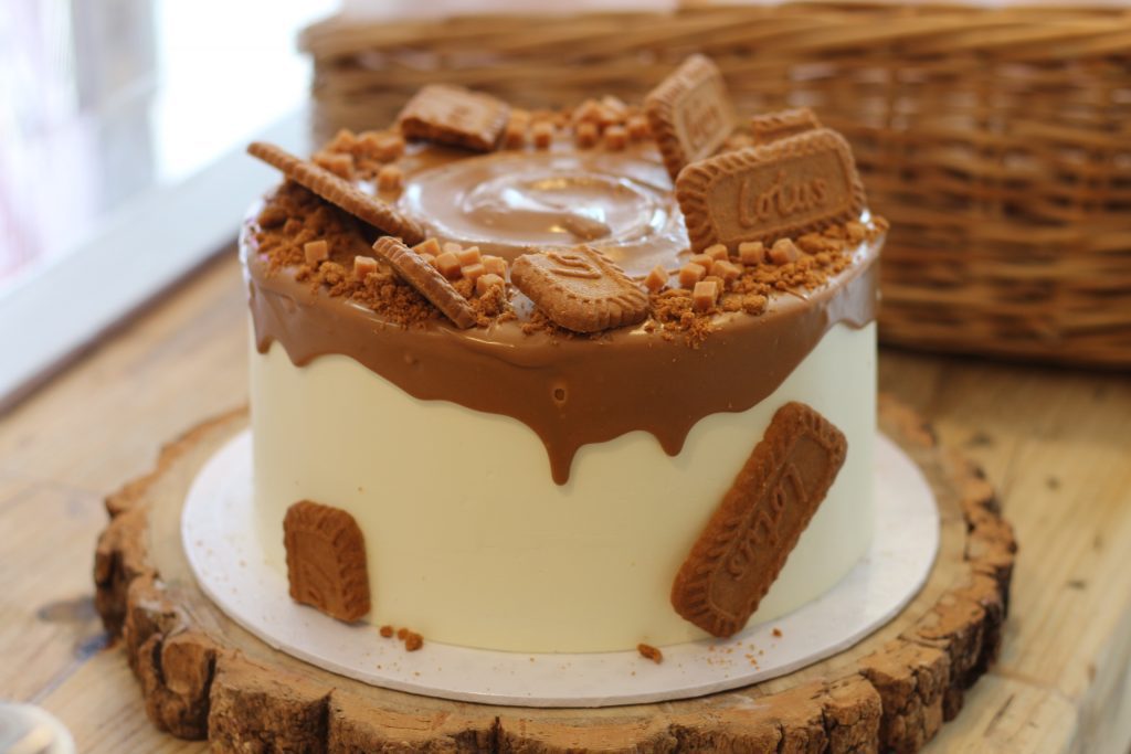Lotus Biscoff Drip Cake Abba Cakes