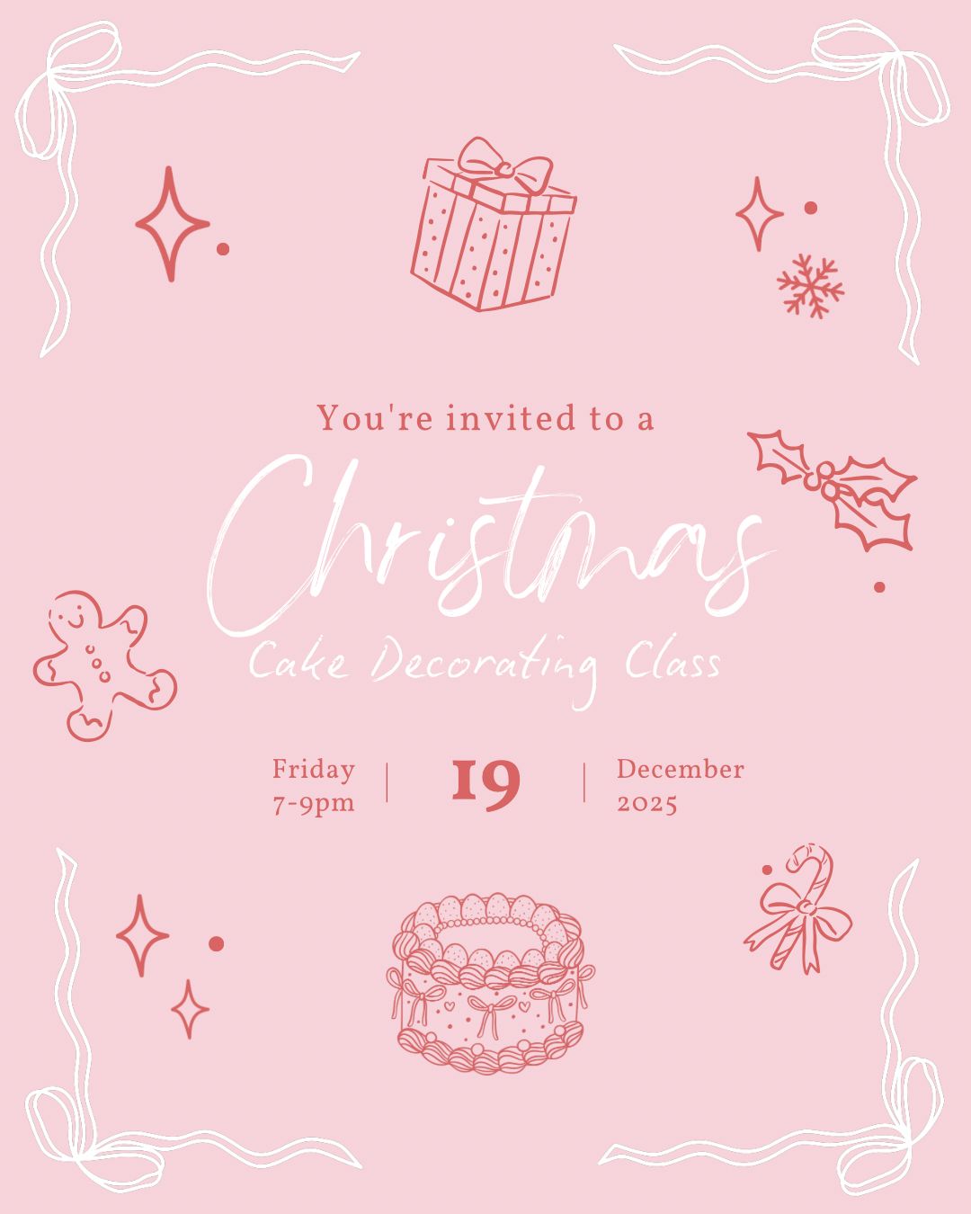 Christmas Cake Decorating Class