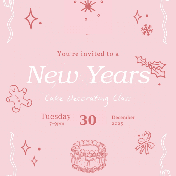 New Years Cake Decorating Class